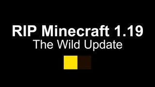 RIP Minecraft 1.19