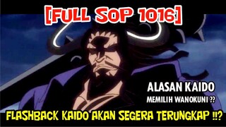 [FULL SOP 1016] AKHIRNYA FLASHBACK KAIDO AKAN SEGERA TERUNGKAP !!?