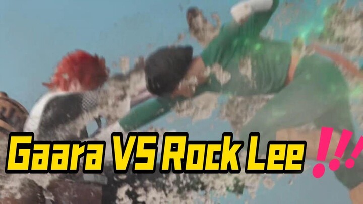 Rock Lee vs Garaa Live Action