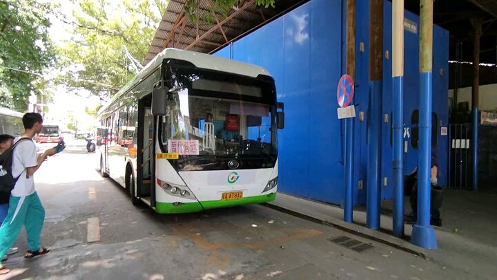 中国广州公交巴士集团郑州宇通ZK5125A (原:ZK6125BEVG9) 粤AAT842 （原电车D1-A401）2023.08.02
