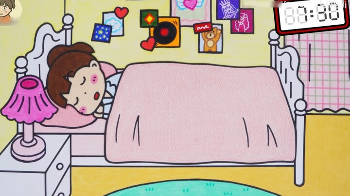 [Stop-motion animation] ⏰😴Prepare a morning routine for the sophisticated girl who sleeps in before 