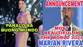 BINANSAGANG MOST BEAUTIFUL IN THE WORLD 2021 SI MARIAN RIVERA NG INTERNATIONAL BEAUTY SURVEY