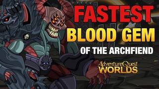 =AQW= FASTEST BLOOD GEM OF THE ARCHFIEND BOT | KISS THE VOID QUEST BOT