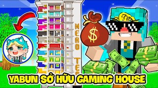 YABUN SỞ HỮU GAMING HOUSE TRONG LÀNG HERO TEAM MINECRAFT | YABUN THỬ THÁCH 24 GIỜ TRANG TRÍ NHÀ MỚI