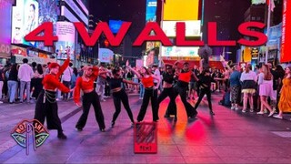 当初的概念女团如今成为主流f(x)-4 WALLS纽约街头翻跳路演