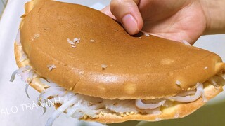 BÁNH BÒ NƯỚNG DỪA- Cách làm đơn giản không dùng men nở bánh nở ngon và có nhiều rễ tre/ Coconut cake