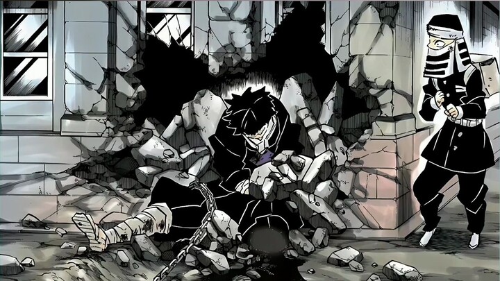 Demon Slayer, the decisive battle in Infinite City, Wu Kai was surprised to find that his arm was cu