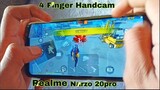 Realme narzo 20pro free fire gameplay test 4 finger claw handcam m1887 onetap headshot what a moment