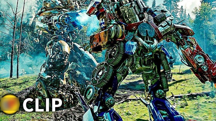 Forest battle scene Transformers: Revenge of the Fallen (2009) IMAX version movie clip HD
