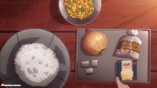 Memasak nasi goreng (Anime Hibi wa Sugiredo Meshi Umashi)