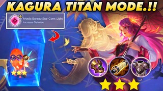 KAGURA TITAN MODE.!! CRAZY ARMOR.!! MAGIC CHESS MOBILE LEGENDS