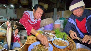 ลาบปลาค้าว!!ต้มหัวปลาค้าวซดน้ำกับพ่อใหญ่หมอแคน