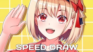 Speed Draw Chisato Nishikigi from Lycoris Recoil (Ibis Paint Indonesia)