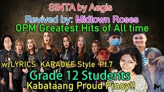 SINTA by Aegis Lumang Tugtugin OPM Country Jukebox w/ LYRICS KARAOKE Style Pt 7