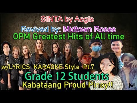 SINTA by Aegis Lumang Tugtugin OPM Country Jukebox w/ LYRICS KARAOKE Style Pt 7