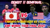 Mens Doble Takuro Hoki/Kobayashi vs Ong Yew/Teo Ee Yie Semifinal Budminton Wordl Tour Final 2021