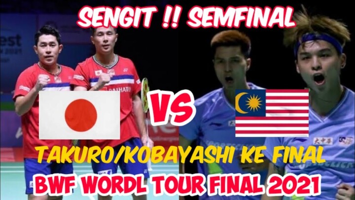 Mens Doble Takuro Hoki/Kobayashi vs Ong Yew/Teo Ee Yie Semifinal Budminton Wordl Tour Final 2021