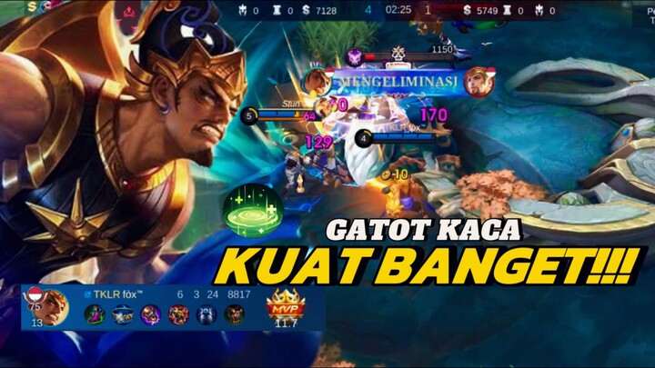 GATOT KACA ROAM!! DARAH SEKARAT MASIH BISA BERTAHAN - Mobile Legends