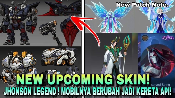 NEW UPCOMING SKIN MOBILE LEGENDS! | JHONSON LEGEND SKIN | MOSKOV ABYSS SKIN | GIVEAWAY DIAMOND MLBB