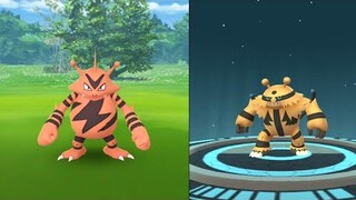 Electabuzz com day learns Flamethrower when evolve to Electivire