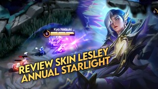 Review skin Lesley Annual Starlight - AUTO MANIAC SAVAGE, ULTINYA KEREN COI 🥶🥶🥶 - MLBB INDONESIA