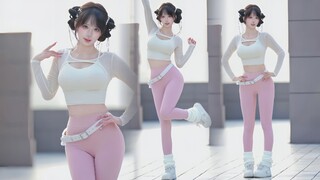 咦？！  天台有个少女在跳舞！