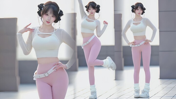 Huh?! There's a girl dancing on the rooftop!