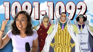Admirals Faced With A Choice | One Piece Chapters 1091 and 1092