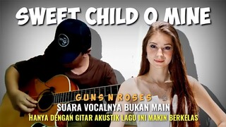 TAK DISANGKA HANYA DENGAN GITAR AKUSTIK LAGU INI MAKIN BERKELAS‼️SWEET CHILD O' MINE (GUNS N ROSES)