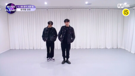 Boys Planet G group Wang Yanhong/Yang Jun's first stage practice room for "hot" is revealed