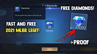 SUPER FAST AND FREE TO GET DIAMONDS! FREE! LEGIT WAY • Mobile Legends 2021