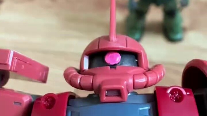 [Bandai HG GTO Zaku] This hair color looks a bit like a dark-skinned sports student