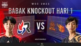 [ID] MSC Knockout Stage Day 1 | RSG SLATE SINGAPORE VS BURN X FLASH | Game 2