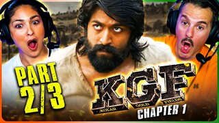 K.G.F.: CHAPTER 1 Movie Reaction Part 2/3! | Yash | Srinidhi Shetty | Ramachandra Raju