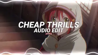 cheap thrills - sia ft. sean paul [edit audio]