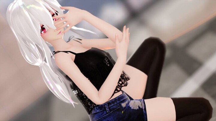 [Weak mmd/vertical screen] Suspenders! Hot pants! The standard for summer ❥