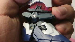 RG aluminum foil stickers are perfect for MG narration Gundam