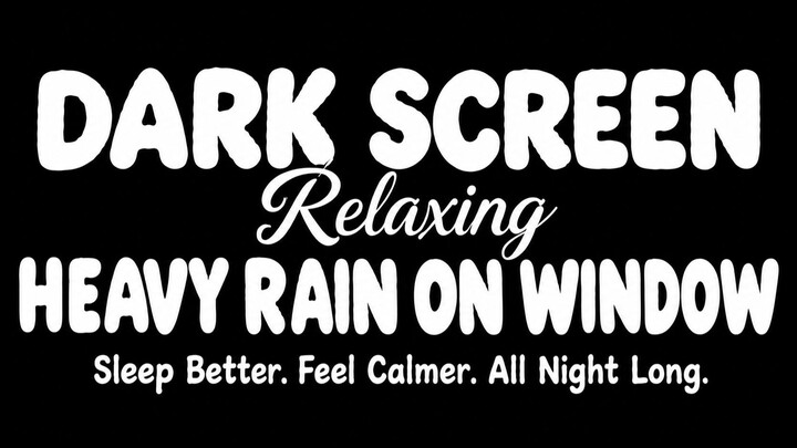 The Window Is Getting Absolutely Soaked 🌧️ | Heavy Rain on Window Sounds for Deep Sleep