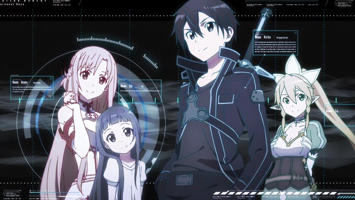 4K 120fps Sword Art Online OP Courage