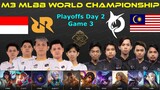 RRQ HOSHI Vs TODAK [GAME 3]| M3 MLBB World Championship 2021  Playoffs Day 2