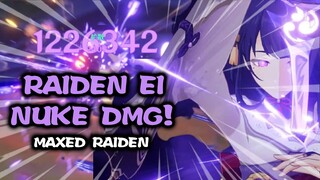 CROWNED C6 RAIDEN SHOGUN SHOWCASE | Crowned Raiden | Raiden DMG Showcase