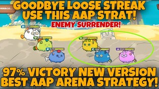GOODBYE LOOSE STREAK USE THIS OP AAP STRAT! | NISKY AAP AXIE ARENA STRATEGY