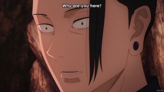 Geto went crazy when he heard about Gojo's death 五条の死を知る下藤 | JUJUTSU KAISEN Season 2 EP 3