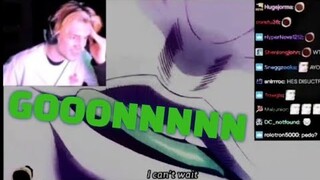 xQc watches weirdest scene in Hunter x Hunter