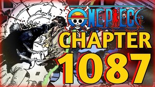 ONE PIECE CHAPTER 1087 FULL - GARP VS KUZAN !!! KONDISI KERITIS GARP SETELAH TERTUSUK SHIRYU !!!