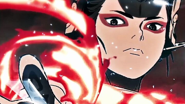 "Feet on fire, face like frost"
