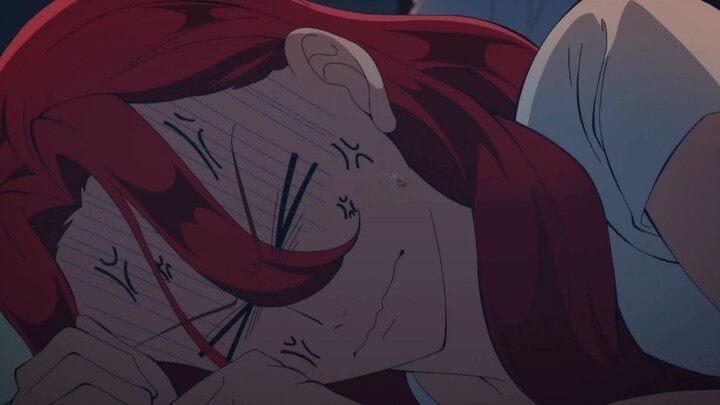 The male protagonist consulted his friend about the night raid process, but the female protagonist s