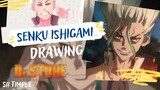 [dr. Stone] Senku Ishigami | MC Terpinter abad ini | Digital Drawing Art | SiiTimpul #MCKitaSemua
