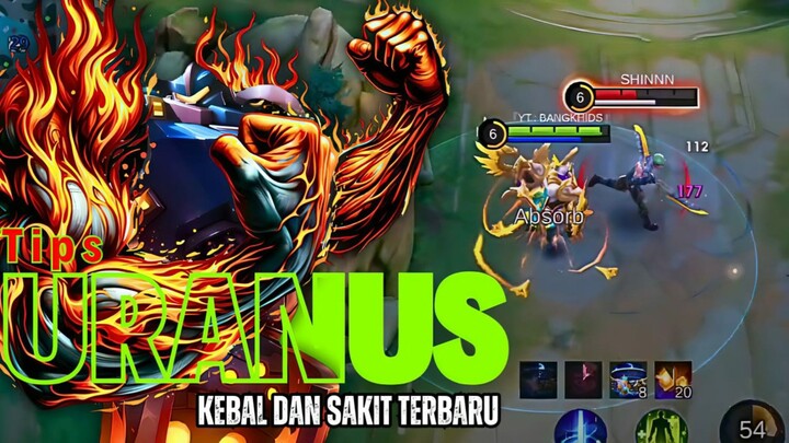 ⚠️ WAJIB TONTON! Tips Uranus Lawan Lapu-Lapu + Build Uranus KEBAL & SAKIT TERBARU! .MLBB