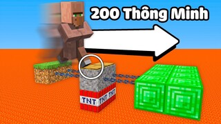 Thí Nghiệm Đâu Là Mob Thông Minh Nhất trong Minecraft